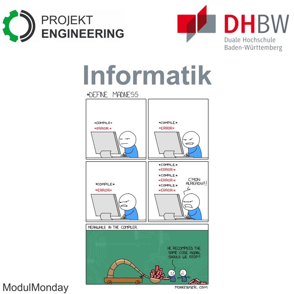 Modulbeschreibung Informatik Projekt Engineering an der DHBW Mannheim