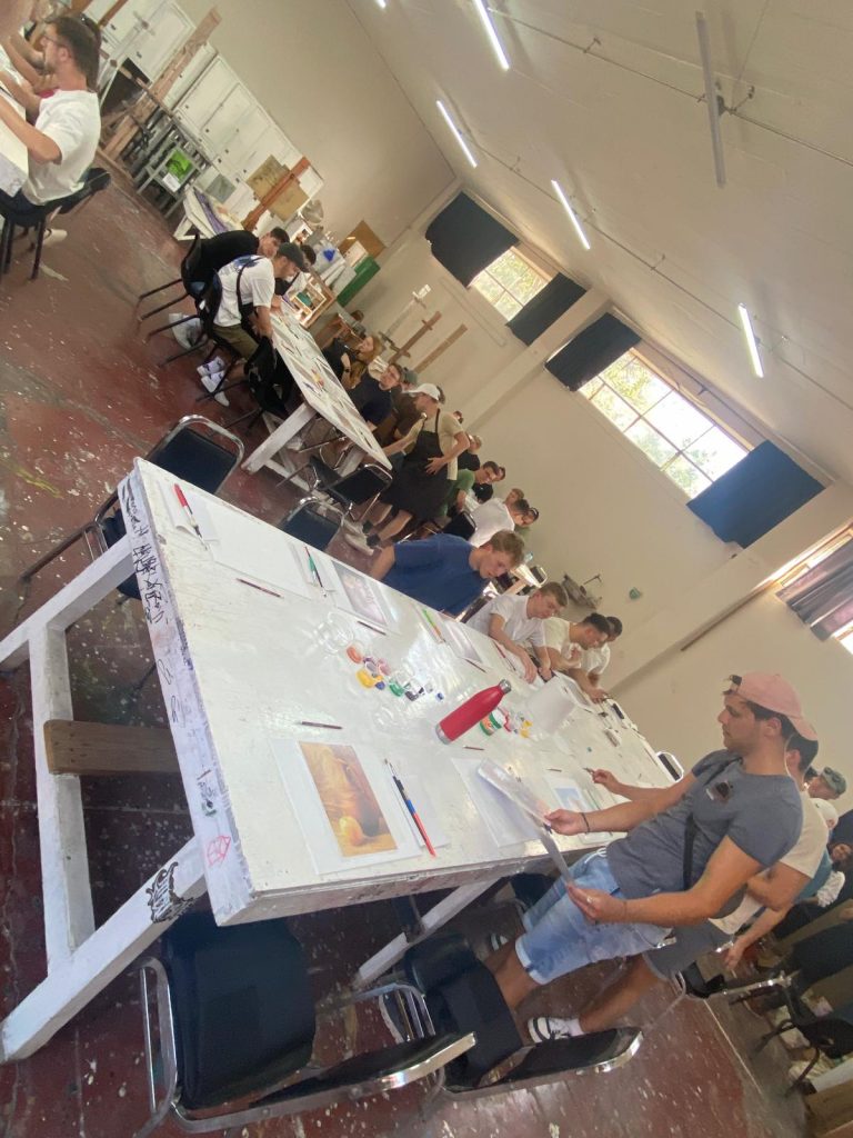 Paint and Wine Workshop in San Miguel de Allende